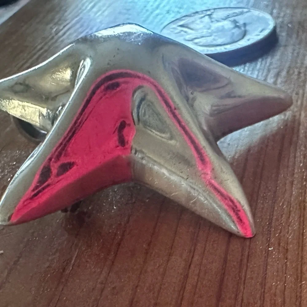 RARE Nestor Star Vintage Sterling Silver Pendant Pin 1980s